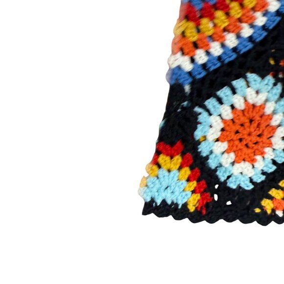 Altered State Crochet Tank Top Multicolor Boho Style Medium 1 - Picture 5 of 7